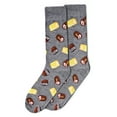 thumbnail image 4 of MeMoi Men's Sweet Treats Bamboo Blend Novelty Crew Sock - Mens - Male, 10-13, Black, 4 of 4