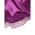 thumbnail image 6 of Sleepwear Sexy Lingerie Nightgown Lace Chemise Satin Slip Silk Negligee Nightie Bridal Babydoll for Women, 6 of 6