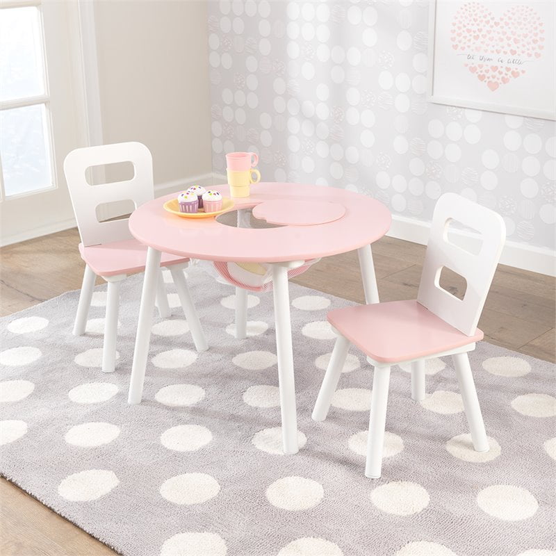 kidkraft pink table and chairs