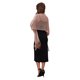 thumbnail image 2 of Chales y envolturas para mujeres Inspire Chic para vestidos de noche, brillante, chispeante y elegante con hebilla 74.8x17.7" (LxW) Oro Rosa (Plata), 2 of 6