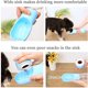 thumbnail image 5 of Botellas de agua para perros, botellas de agua para mascotas multifuncionales para perros y gatos, botellas de agua para viajes para perros con bocadillos, azules PenghuiLiu 9024719110233, 5 of 5