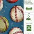 Baseball Kitchen Mats for Floor 2 Piece, Kitchen Rugs Anti Fatigue, Non