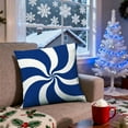 thumbnail image 2 of Xuniizn Christmas Pillow Covers 18x18 inch Xmas Decorations Soft Plush Faux Fur Wool Christmas Throw Pillow Cases Winter Holiday Decor for Sofa Living Room, 2 of 7