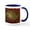 White/Navy Inside, variant on CafePress - Southwest Alligator Design Mugs - 11 oz Ceramic Mug - Novelty Coffee Tea Cup
