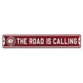 thumbnail image 1 of Indian Motorcycle Company Metal Street Sign - The Road is Calling Sign for Garage, Man Cave or Shop, 1 of 1