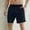 #Blue, variant on Rigardu mens shorts Male Spring And Summer Solid Color Shorts Ice Sense Zipper Pocket Slit Trousers Large Size Rope Five Point Pants shorts for men pants for men Mint Green + XL