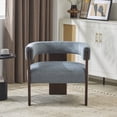 thumbnail image 1 of Fauteuil d'Appoint Moderne Rembourré en Velours, 1 of 8