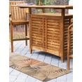 thumbnail image 3 of Unique Loom Outdoor Botanical Collection Area Rug - Meadow (2' x 6' 1" Runner Multi/Beige), 3 of 9