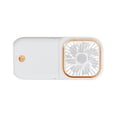 thumbnail image 3 of Cateissary Ventilador de refrigeración 3 velocidades de viento Ventiladores colgantes para el cuello con puerto USB Tether Ventilador de aire profesional Electrodomésticos Blanco Cateissary HA004861-02B, 3 of 6