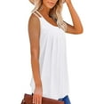 thumbnail image 5 of Levmjia Tank Tops for Women 2024 Fashion Womens Spring Summer Casual Round Neck Sleeveless Top Tank Top, 5 of 8