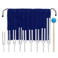 thumbnail image 2 of Tuning Fork Healing, Sound Healing Therapy Tool Set Tuning Fork Vibration With Aluminum Alloy Material For  And Music Students For Nursing For Healing, 2 of 8