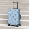 thumbnail image 2 of Lsque Corgi Dog Printed Luggage Cover, Travel Luggage Protector,Scratch and Dirt Resistant, Fits 18-32 Inch Luggage - Large, 2 of 9