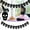 Black-1PC, variant on Halloween Garland Decorations with Spiders/Skulls/Ghosts/Bats - 10M Scary Hanging Banner for Haunted House Party Decor, Fireplace Mantel, Wall Backdrop, and Halloween Themed Events