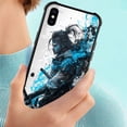 thumbnail image 6 of Compatible with iPhone Xs Max Case, Blue Ink Warrior Case for Men Woman, Anti-Scratch Soft TPU Shockproof Unique Protective Cover Pattern Design, 6 of 7
