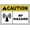 Warning Sign 2, variant on Caution Risk of Electricity Sign 12 x 8 Inches - Rust-Free Aluminum, Outdoor Metal Tin Sign, Practical for Home, Business, Yard, Electrical Room