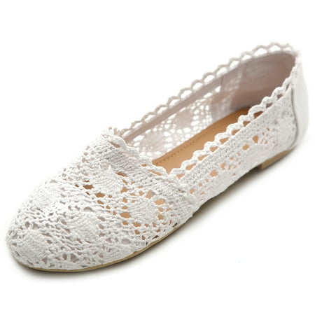 

Ollio Womens Shoe Lace Ballet Breathable Flat ZM1023