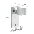 thumbnail image 3 of VALSEEL Clearance Shower Holder, Space Aluminum Stainless Steel Shower Arm Wall Mounted Bathroom Shower Holder Bracket Shower Holder,Handheld Shower, 3 of 5