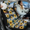 thumbnail image 2 of Uorisanigo Car Seat Covers for Front Seat, Washable Breathable Sunflower Cow Print Seats Covers for Cars, Not Airbag Compatible, Washable Seats Cover Fits for Most Vehicles, 2 of 7