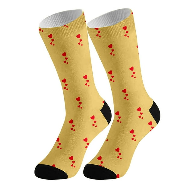 TINZ DIY Custom Socks With Picture Funny Print Photo Socks Customized Novelty Sock For Men Women Socks Women Training Small Socks for Women plus Size Compression Socks Wide Calf