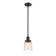 thumbnail image 2 of Innovations Lighting  Franklin Restoration Bell - 1 Light 5" Stem Hung Mini Pendant Deco Swirl/Matte Black, 2 of 5