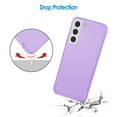 thumbnail image 6 of JETech Slim Fit Case for Samsung Galaxy S22 5G 6.1-Inch, Thin Phone Cover with Shock-Absorption and Carbon Fiber Design (Light Purple), 6 of 7