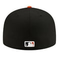 thumbnail image 4 of Men's New Era Black San Francisco Giants Turn Back The Clock 59FIFTY Fitted Hat, 4 of 6