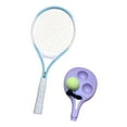 thumbnail image 2 of Vsenkes Tennis Ball Self Practice Solo Training Lightweight Tool Tennis Racket Tennis er Set for Park Backyard Blue White, 2 of 9