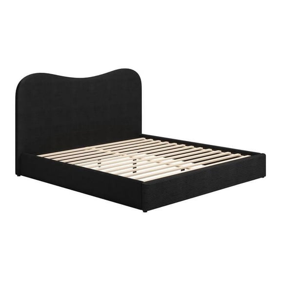 Sele King Bed Black Indoor