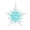 A, variant on LYCAQL Acrylic Snowflake Christmas Ornament 4.92" Winter Star Hanging Acrylic Ice Elf Pendant for Winter Party Holiday Home Decor Annual Snowflake Gift for Family Friends Couple