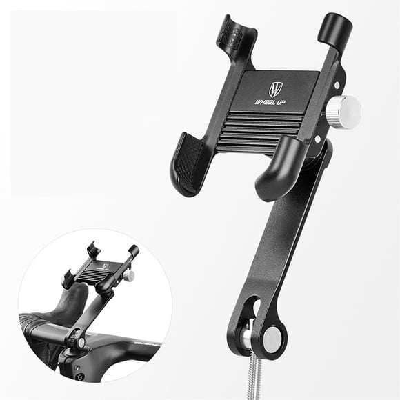 360 Degree Adjustable Bike Phone Holder Aluminum Alloy Smart Phone Holder Mountain Bike Navigation Bracket