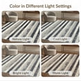 thumbnail image 7 of ODIKA 8'x10' Washable Area Rug Non-Slip Chair-Friendly Mat Striped Vintage Farmhouse Bands Distressed Colorblock Border for Dining Room, Large Office, Lounge, 7 of 7