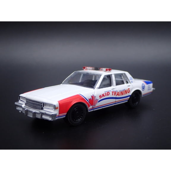 Open Box 1987 87 CHEVY CHEVROLET CAPRICE ONTARIO, CA POLICE 1/64 SCALE DIECAST MODEL CAR