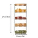 thumbnail image 4 of Frascos de Almacenamiento de Vidrio Escalonado Organizador de Bocadillos y Frutas Secas Ensaladera de Vidrio con Tapa ANGGREK  Otros, 4 of 8
