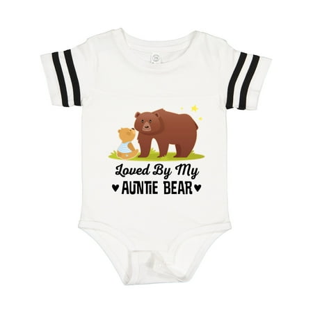 

Inktastic Auntie Bear Loves Me Nephew Gift Baby Boy or Baby Girl Bodysuit