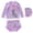 1-Purple1704, variant on Tiijoy Toddler Girls Swimsuit Cartoon Ruffle Long Sleeve Rash Guard Bathing Suit with Swim Cap, 3-Piece, Sizes 3-14