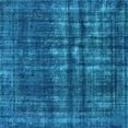 thumbnail image 1 of Ahgly Company Indoor Square Persian Light Blue Bohemian Area Rugs, 6' Square, 1 of 4