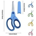 Wuvpotd Office&Craft&Stationery,Left Handed Scissor With Cap Blunt Tip Home Use Crafting Scissor
