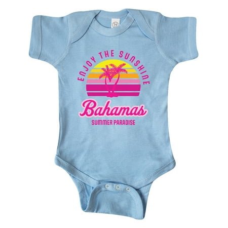 

Inktastic Enjoy The Sunshine Bahamas Summer Paradise Gift Baby Boy or Baby Girl Bodysuit