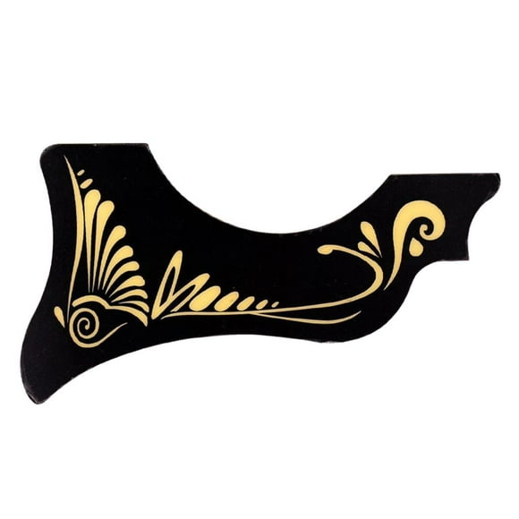 Placa decorativa antiarañazos shamjiam para guitarra Folk acústica 40/41 Pulgadas 2 Negro