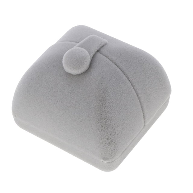 Cajas de Regalo de Joyería de 1 Pieza para Brazalete Collar - caja de colgante pequeño Caja Colgante Pequeña SM SunniMix Caja de almacenamiento de joyería de terciopelo