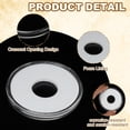 thumbnail image 3 of Uxcell 20 Pcs 46mm Cápsulas para Monedas, 5 Tamaños (18/23/28/33/38mm) Estuches Transparentes con Protectores de Monedas para Coleccionistas., 3 of 6