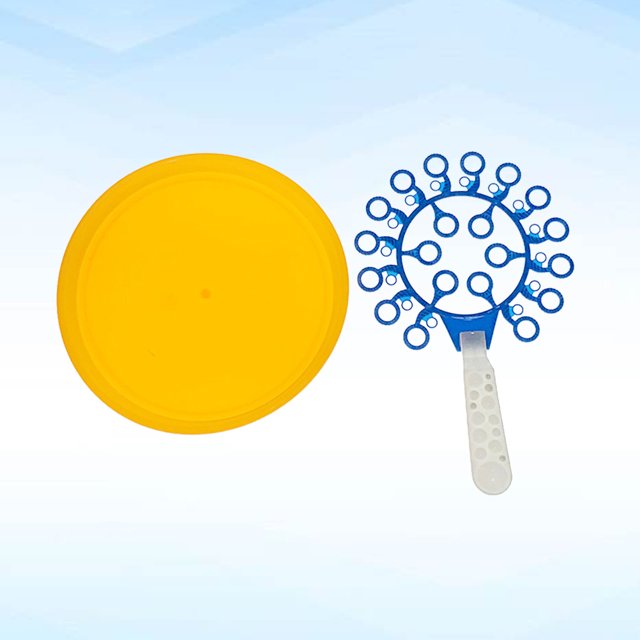 WEUVEB Bubble Wand Toy Bubble Blower Plastic Random Color 1Pack for Fun in the Park