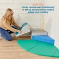 thumbnail image 4 of ECR4Kids SoftZone Adventurer's Summit Slide Climber, Foam Playset, Contemporary, 4-Piece, 4 of 9