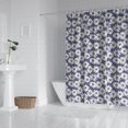 thumbnail image 2 of Blue Daisy Flower Floral Pattern Shower Curtain 72"x72" ,Bathroom Decorative Shower Curtains Set with 12 Hooks,Modern Waterproof Washable Shower Curtain, 2 of 6
