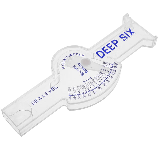 EeaseMX Hidrómetro automático preciso para la salinidad del agua salada, salinímetro para peceras (tipo rectangular)