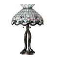 thumbnail image 5 of Meyda Tiffany 228799 32 Inch High Roseborder Table Lamp   Copperfoil Finish with Pink/Clear Glass, 5 of 6