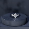 thumbnail image 6 of Rosec Jewels Certified Lab Grown Diamond 3 Stone Engagement Ring - 1 Carat Marquise Diamond Ring - EF-VS Grade - with Jewelry Box, 18K White Gold, US 7.50, 6 of 8