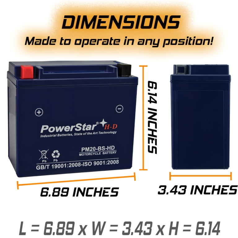Mighty Max Y50-N18L-A3 12V 21AH Gel Battery - Replaces 18L-BS, ETX18L, CY50-N18L-A3 For Scooters, Mobility 5 thumbnail image