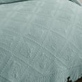 thumbnail image 3 of MarCielo 3Pcs 100% Cotton Oversized Quilt Bedspread Coverlet Set TK, 3 of 7