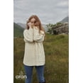 thumbnail image 6 of Aran Merino Wool Irish Sweater Patchwork Oversized Women's Chunky Knit Jumper Made in Ireland, 6 of 8